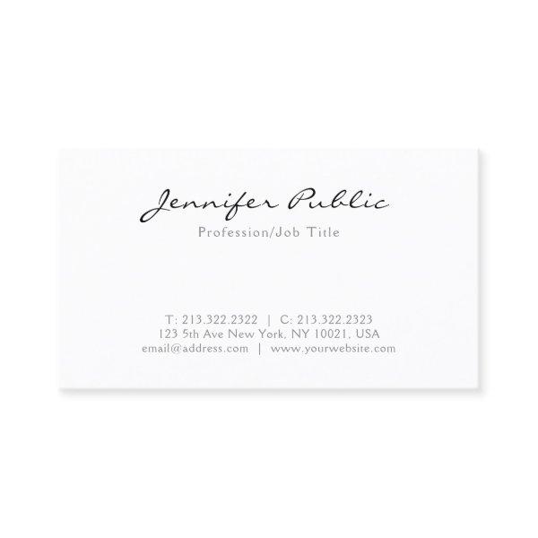 Modern Elegant White Simple Template Minimalist