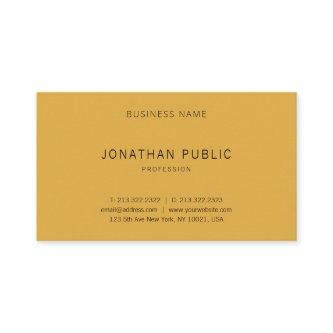 Modern Elegant Yellow Brown Simple Minimalist