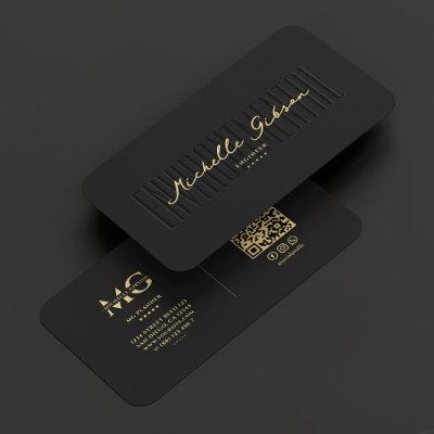 Modern Environmental Engineer Monogram Black