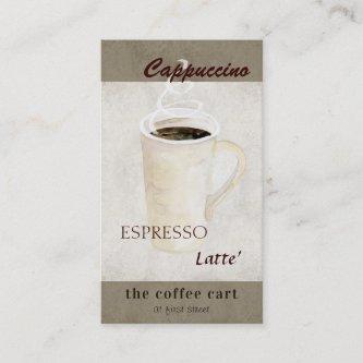 Modern Espresso n Latte Coffee Shop Cappuccino