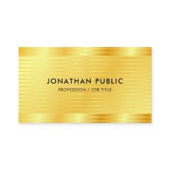 Modern Faux Gold Elegant Professional Template