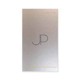 Modern Faux Gold Silver Monogram Professional