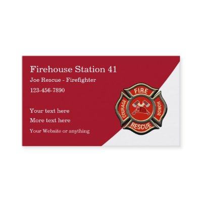 Modern Firehouse Firefighter Theme