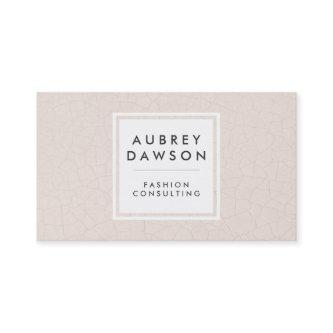 Modern Fractured Pattern Beige