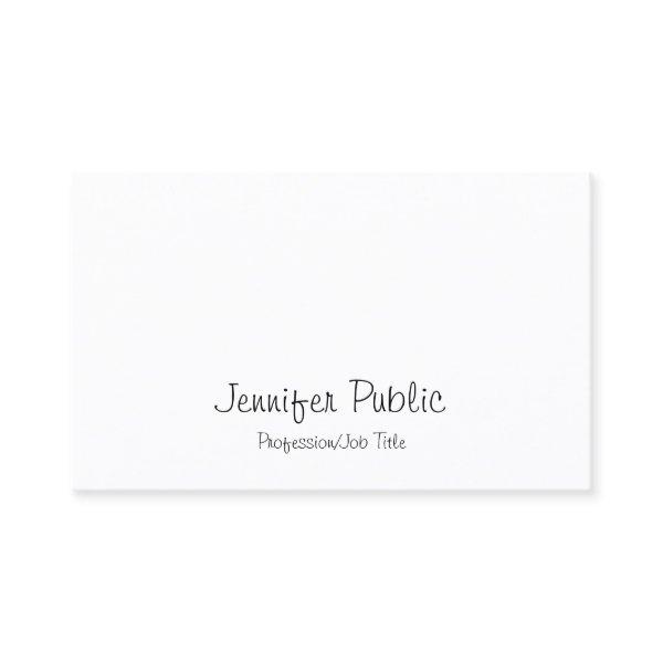 Modern Freehand Script Elegant Sleek Pretty Plain