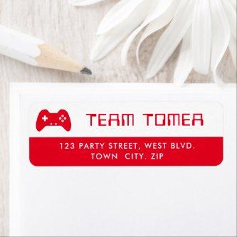 MODERN GAMING Bar Mitzvah cool black controller Label