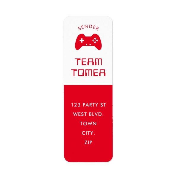 MODERN GAMING Bar Mitzvah cool black controls long Label