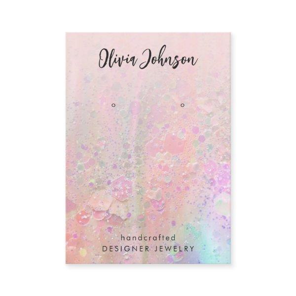 Modern Gem Marble Jewelry Earring Display