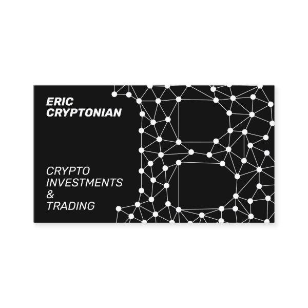 Modern geometric style crypto