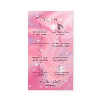 Modern Glam Iridescent Nails Application Guide  Bu