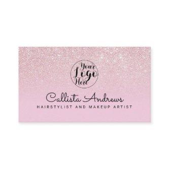 Modern Glamorous Mauve Pink Glitter Ombre
