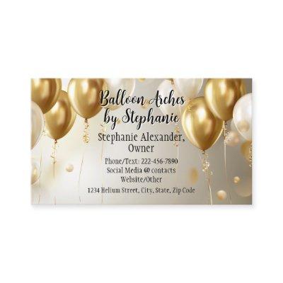 Modern Gold Balloon Arch Artist Party Planner
