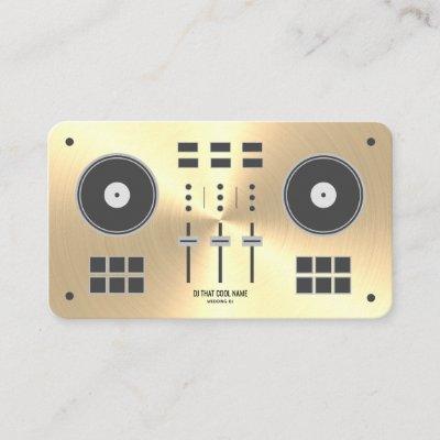 Modern Gold Faux DJ Controller