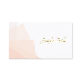 Modern Gold Handwritten Script Name Elegant Trendy
