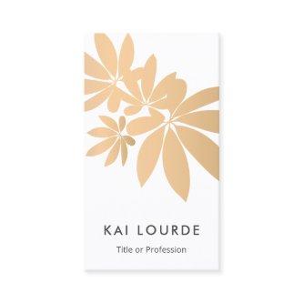 Modern Gold Leaves