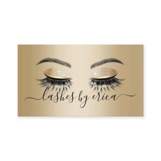 Modern Gold Long Eyelash Extensions Lash Salon