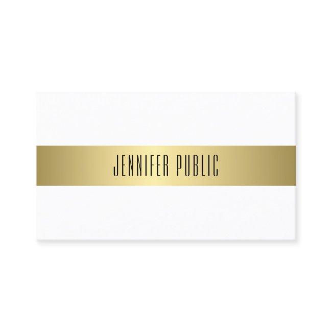 Modern Gold Look Design Smooth Plain Attractive