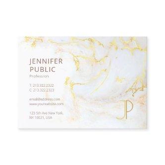 Modern Gold Marble Monogram Elegant Template Luxe