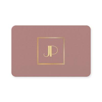 Modern Gold Monogram Elegant Professional Template