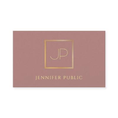 Modern Gold Monogram Professional Template Luxury