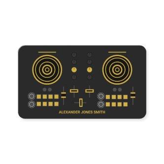 Modern Gold-Tone DJ Controller