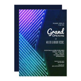 Modern Grand Opening Invitations