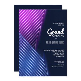 Modern Grand Opening Invitations