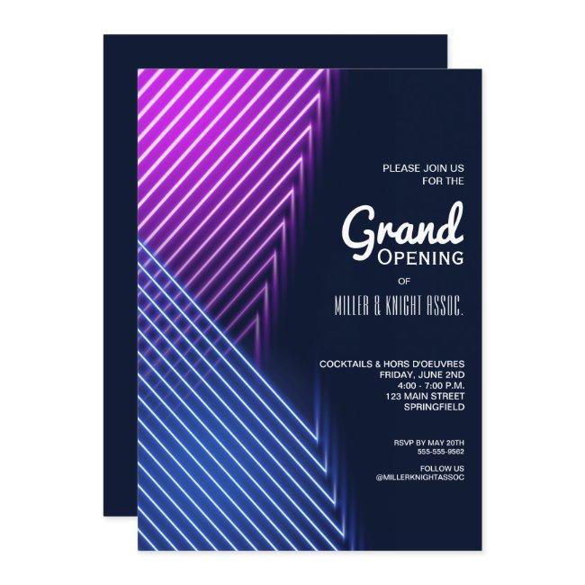 Modern Grand Opening Invitations