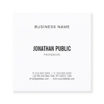 Modern Graphic Elegant Trendy Plain Minimalistic Square