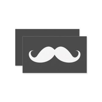 Modern gray mustache professional