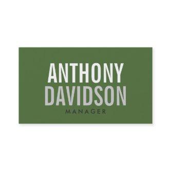 Modern Green Huge Bold Text
