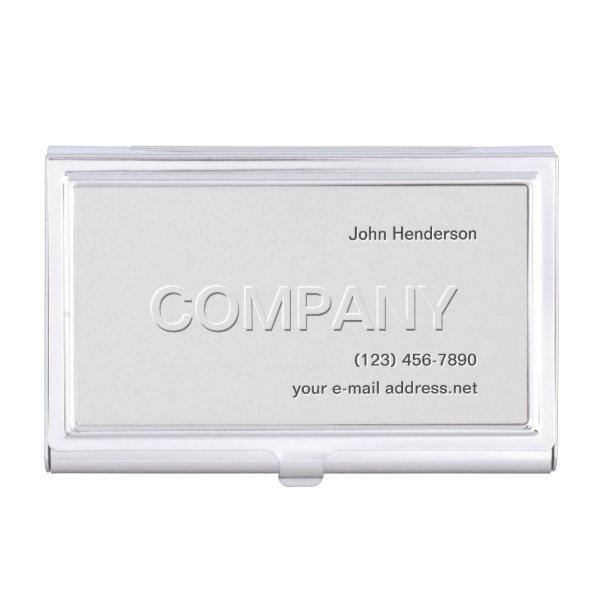 Modern Grey Faux Embossed  Case