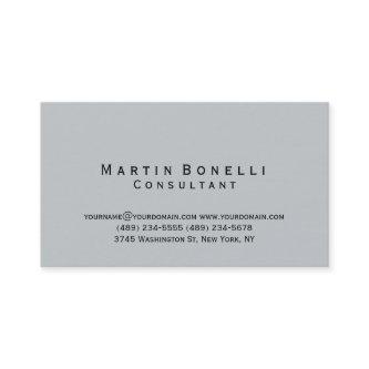 Modern Grey Minimalist Consultant