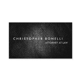 Modern Grey Minimalist Leather Plain