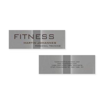 Modern Grey Personal Trainer Gym Bodybuilding Mini