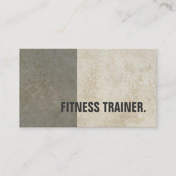 Modern Grey Stone Wall Grey Fitness Trainer