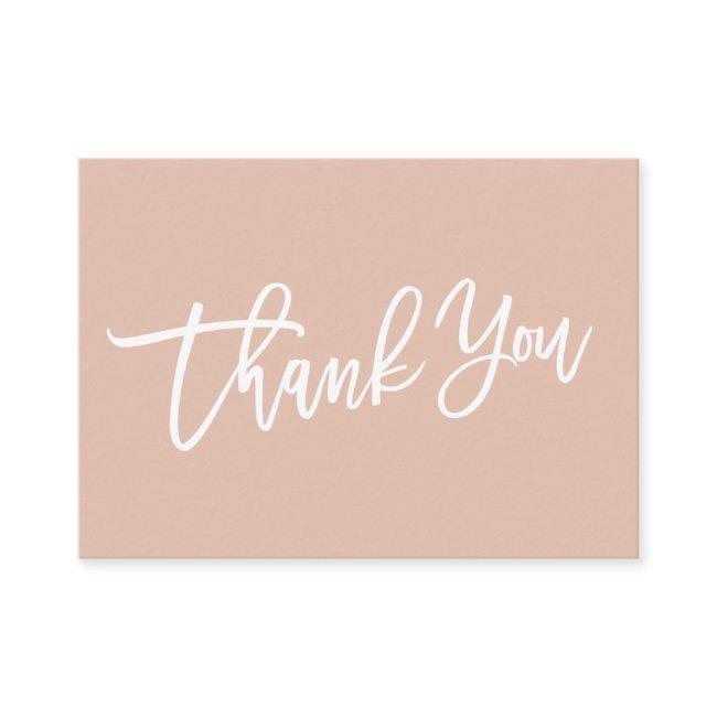 MODERN HAND LETTERED Thank you for your purchase Enclosure Card