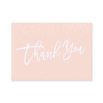 MODERN HAND LETTERED Thank you for your purchase Enclosure Card