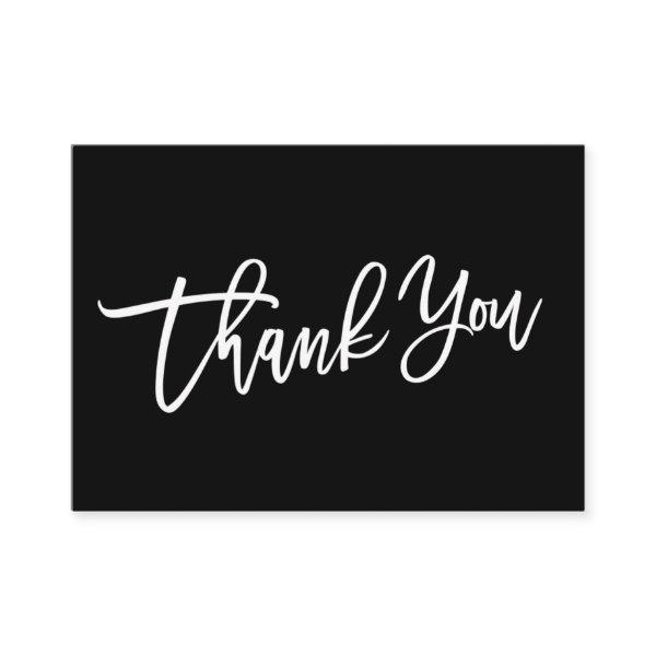 MODERN HAND LETTERED Thank you for your purchase Enclosure Card