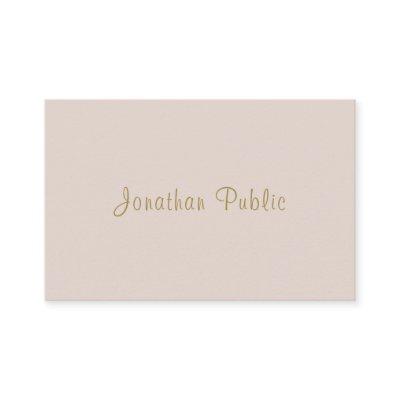Modern Hand Script Elegant Minimalist Template