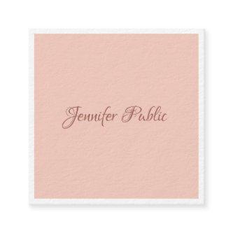 Modern Hand Script Elegant Template Premium Thick Square
