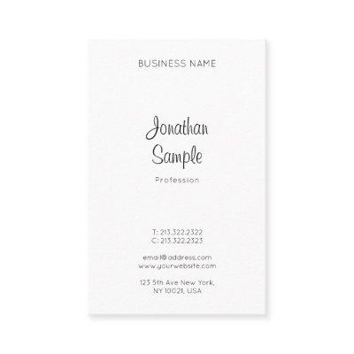 Modern Hand Script Name Text Template Simple