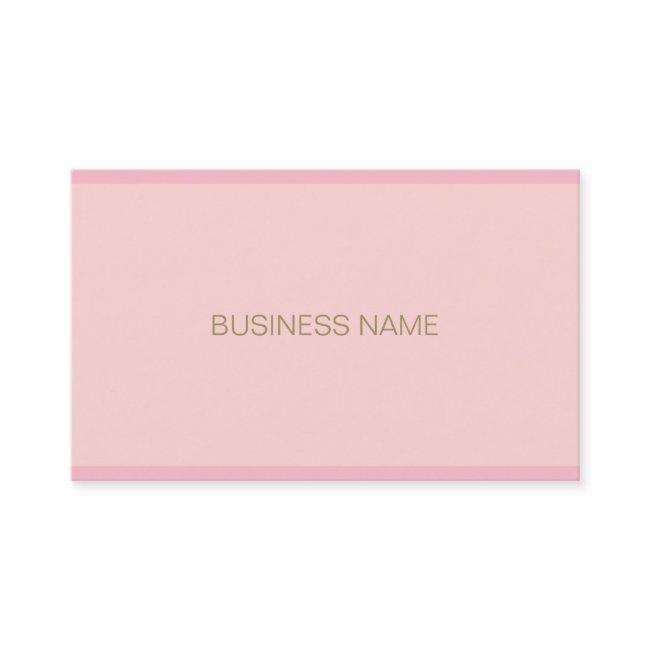 Modern Hand Script Text Template Elegant Pink Gold