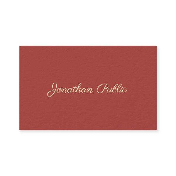 Modern Handwriting Name Template Premium Thick