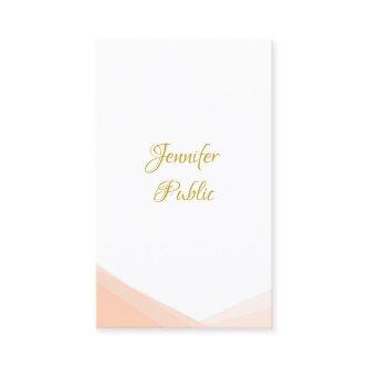 Modern Handwritten Gold Script Template Trendy