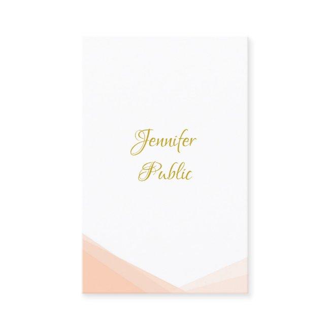 Modern Handwritten Gold Script Trendy Template