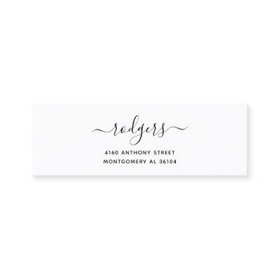 Modern Handwritten Name 08. Plain Template Mini