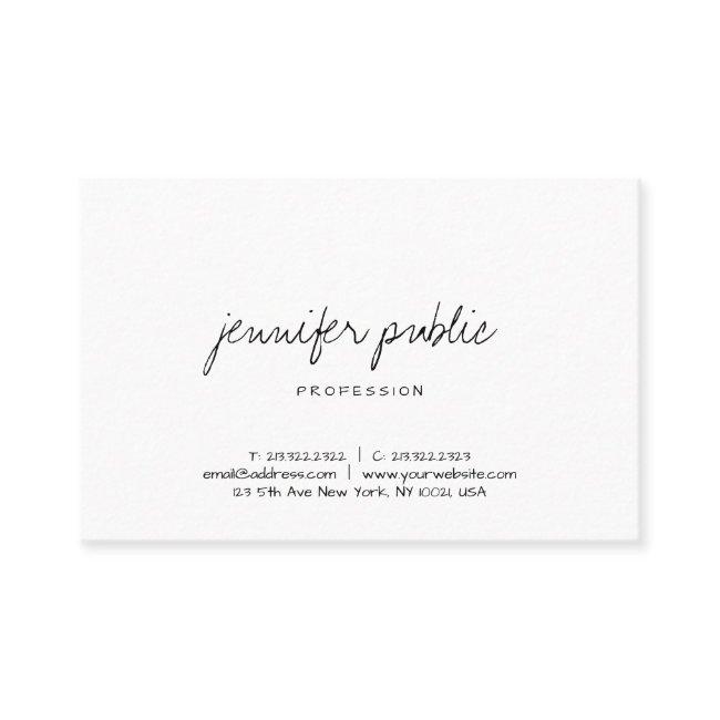 Modern Handwritten Script Elegant Minimalist