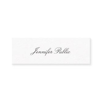 Modern Handwritten Script Minimalist Professional Mini