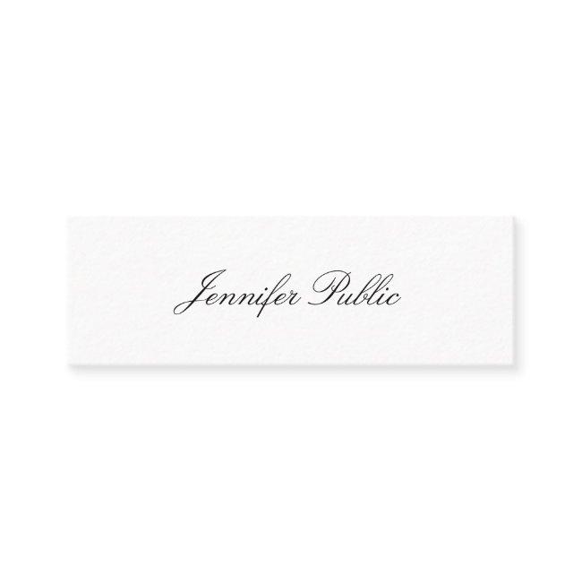 Modern Handwritten Script Minimalist Professional Mini